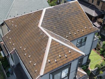 横浜市金沢区S様邸グランセラトップ1液水性外壁塗装施工前