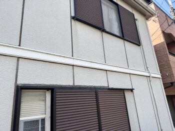 横浜市西区A様邸グランセラトップ1液水性外壁塗装施工前