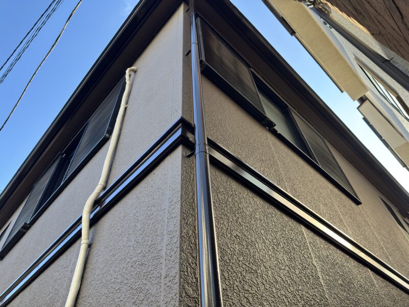 横浜市西区A様邸グランセラトップ1液水性外壁塗装施工後