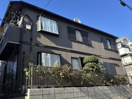 横浜市西区 A 様 グランセラトップ1液水性外壁塗装