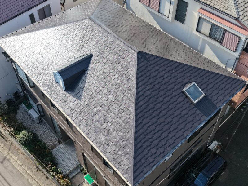 横浜市西区A様邸グランセラベスト2液ファイン屋根塗装施工後