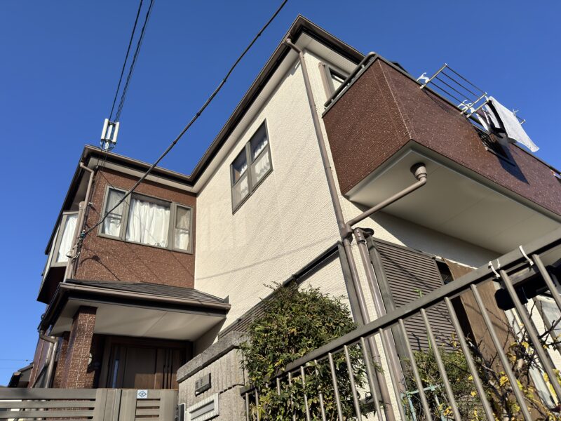 横浜市金沢区S様邸グランセラトップ1液水性外壁塗装施工後
