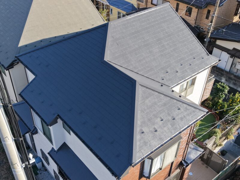 横浜市金沢区S様邸グランセラベスト2液ファイン屋根塗装施工後