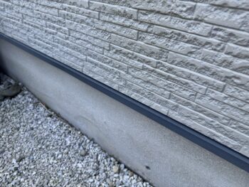 横浜市金沢区S様邸水切り塗装施工前