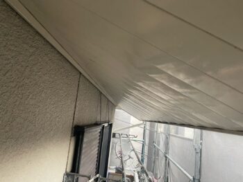 横浜市西区A様邸軒天塗装施工前