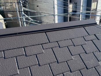 横浜市西区A様邸グランセラベスト2液ファイン棟板金塗装