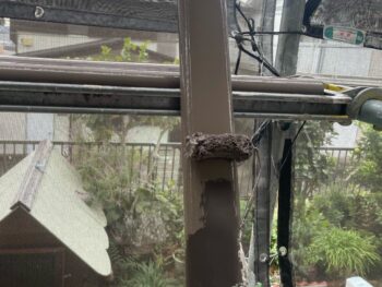 横浜市金沢区S様邸エアコンスリムダクト塗装