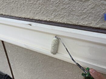 横浜市西区A様邸幕板塗装下塗り