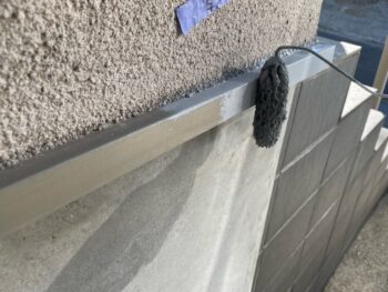 横浜市戸塚区I様邸水切り錆止め塗装
