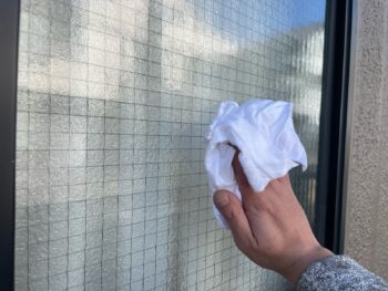 横浜西区A様邸外壁塗装後窓清掃