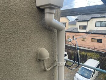 横浜市戸塚区I様竪樋塗装施工後