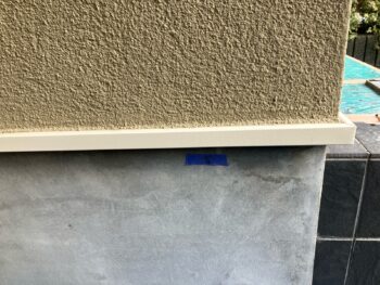 横浜市戸塚区I様邸水切り塗装施工後