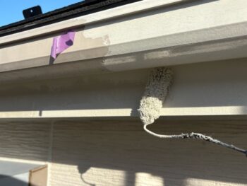横浜市旭区Y様邸破風塗装下塗り