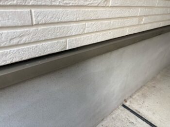 横浜市旭区F様邸水切り塗装施工前