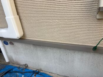横浜市鶴見区S様邸水切り塗装施工後