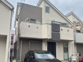 横浜市鶴見区S様邸グランセラトップ1液水性外壁塗装施工前