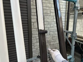 横浜市戸塚区M様邸エアコンスリムダクト塗装
