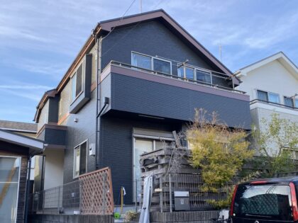 横浜市磯子区 M 様邸 グランセラトップ１液水性外壁塗装