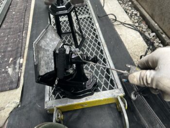 横浜市戸塚区M様邸外灯アイアン塗装