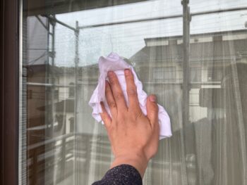 横浜市保土ヶ谷区D様邸パーフェクトトップSi外壁塗装後窓清掃