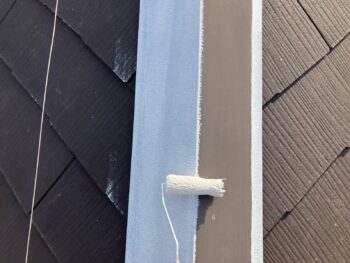 横浜市保土ヶ谷区D様邸棟板金錆止め塗装
