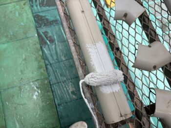 横浜市栄区W様邸エアコンスリムダクト塗装施工後