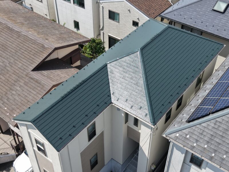 横浜市港南区H様邸ファインパーフェクトベスト屋根塗装施工後