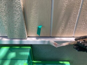 横浜市緑区N様邸水切り塗装上塗り1回目